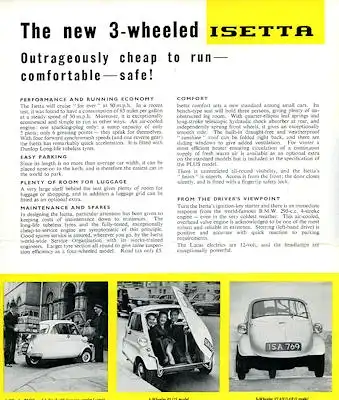 Isetta Prospekt 1950er Jahre e