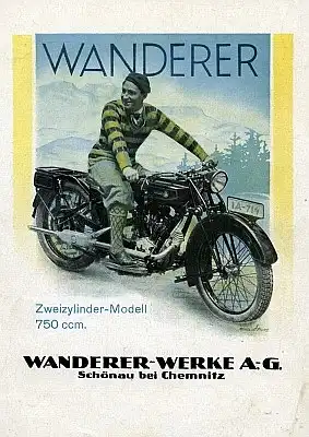 Wanderer 750 ccm Prospekt 5.1928