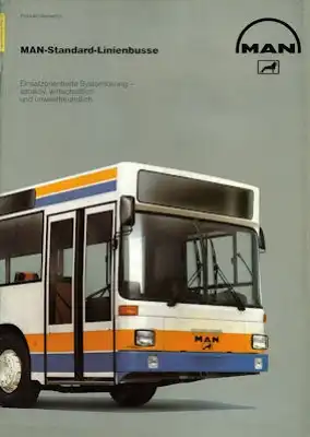 MAN Standard-Linienbusse Prospekt 1990