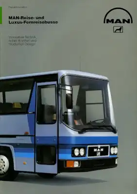 MAN Reise- und Luxus-Fernreisbusse Prospekt 1990