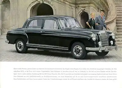 Mercedes-Benz 220 S Prospekt 1958