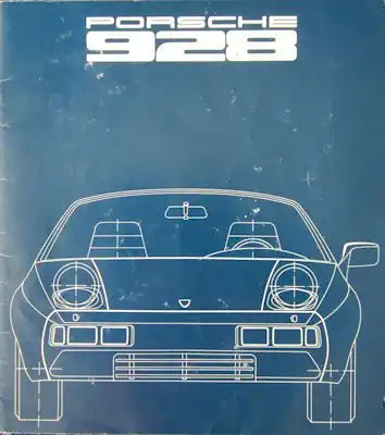 Porsche 928 Prospekt 1979