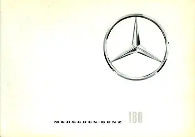 Mercedes-Benz 180 Prospekt 7.1961