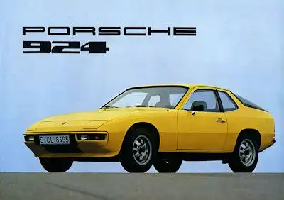 Porsche 924 Prospekt 1976