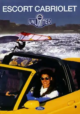 Ford Escort Cabriolet Unlimited Prospekt 1995