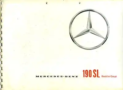 Mercedes-Benz 190 SL Prospekt 11.1959