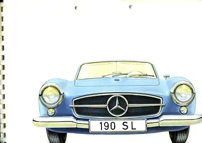 Mercedes-Benz 190 SL Prospekt 11.1959