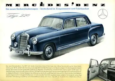 Mercedes-Benz 220 Prospekt 3.1954