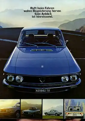 Lancia Fulvia Coupe 3 Prospekt 1970er Jahre