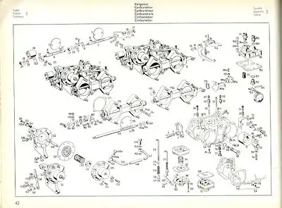 Mercedes-Benz 190 SL Ersatzteilliste 1957