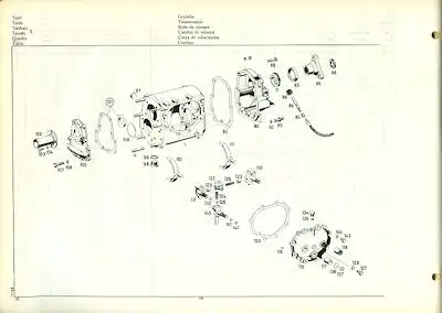 Mercedes-Benz 200 - 220 D Ersatzteilliste 3.1969