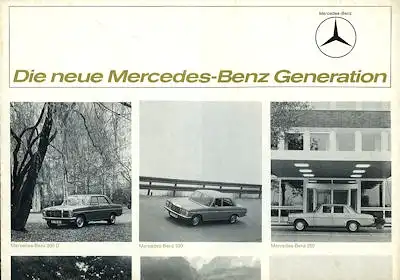 Mercedes-Benz Programm 1968