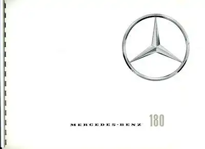 Mercedes-Benz 180 Prospekt 7.1959 nl
