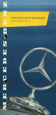 Mercedes-Benz Programm ca. 1956