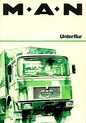 MAN Unterflur Lkw Prospekt 1980