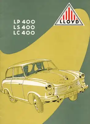 Lloyd LP LS LC 400 Prospekt ca. 1954