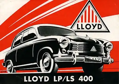 Lloyd LP LS 400 Prospekt ca. 1956