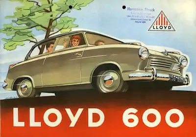 Lloyd 600 Prospekt ca. 1956