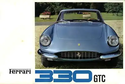 Ferrari 330 GTC Prospekt ca. 1966