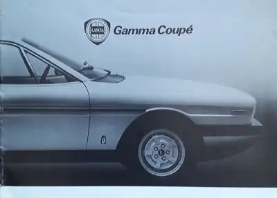 Lancia Gamma Coupé Prospekt ca. 1980