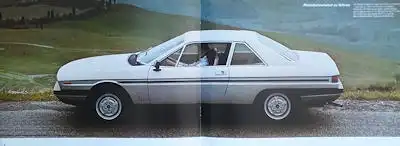 Lancia Gamma Coupé Prospekt ca. 1980