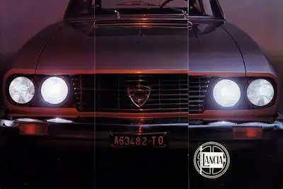 Lancia Flavia Coupé 2000 Prospekt ca. 1970