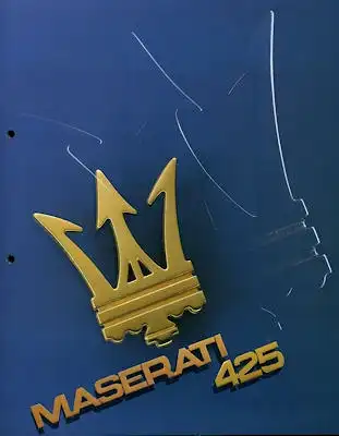 Maserati 425 Prospekt 1982