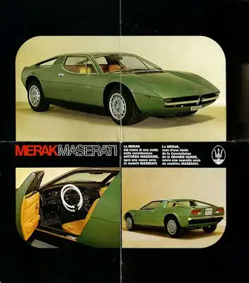 Maserati Merak Prospekt 9.1972