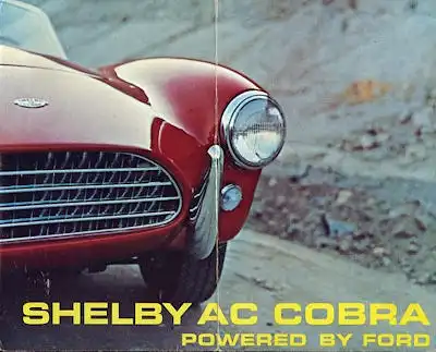 Shelby AC Cobra Prospekt 1960er Jahre