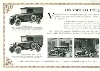 Citroen 10 PS Prospekt ca. 1925 f