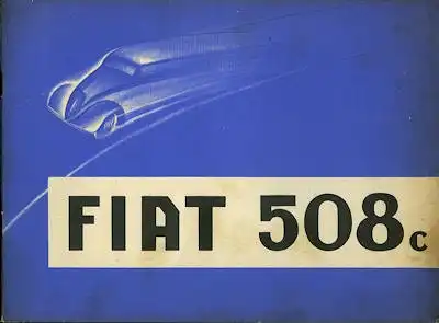 Fiat 508 c Prospekt 1937 f