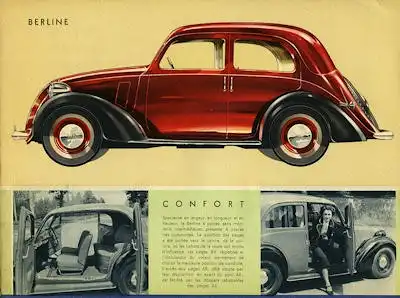 Fiat 508 c Prospekt 1937 f