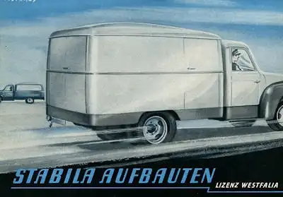 Hoffmann Stabila Prospekt 1950er Jahre