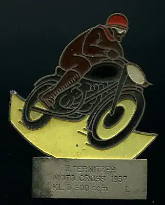 Plakette 2.Ternitzer Moto Cross 1957