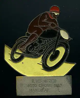 Plakette 2.Ternitzer Moto Cross 1957