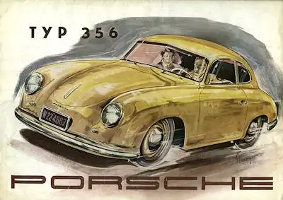 Posche 356 Prospekt ca. 1952 e