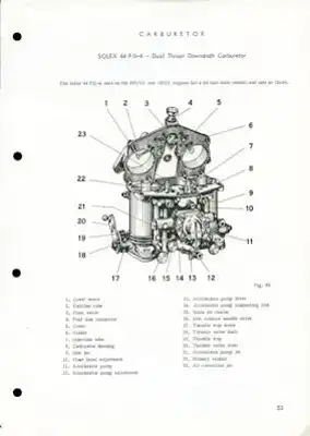 Porsche Carrera Motor Typ 1500 1600 2000 GS Montage-Anleitung 10.1962