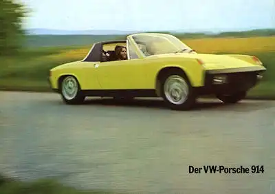 Porsche 914 Prospekt 1974