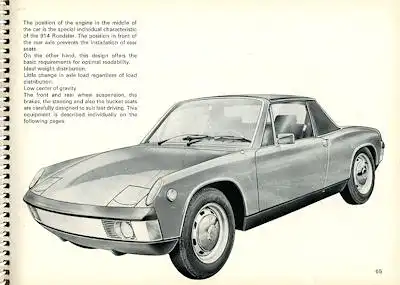 Porsche 914 Bedienungsanleitung II.1971 US