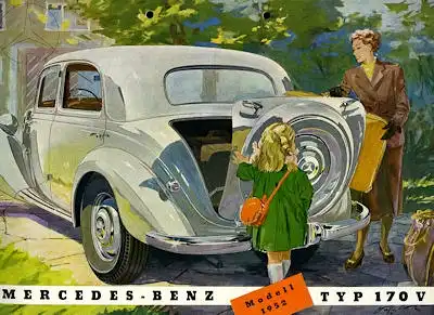 Mercedes-Benz 170 V Prospekt 1952