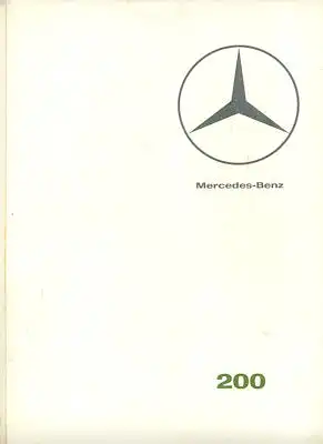 Mercedes-Benz 200 Prospekt 12.1965