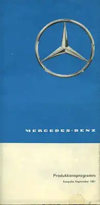 Mercedes-Benz Programm 1962