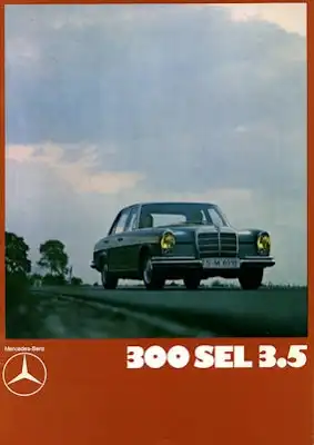 Mercedes-Benz 300 SEL 3.5 Prospekt 12.1969