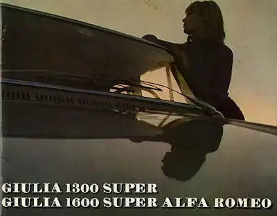 Alfa-Romeo Giulia Super 1.3 / 1.6 Prospekt 1972