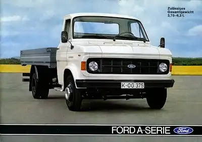 Ford A Serie Prospekt 1978