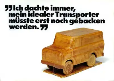 Ford Transit Prospekt 1981