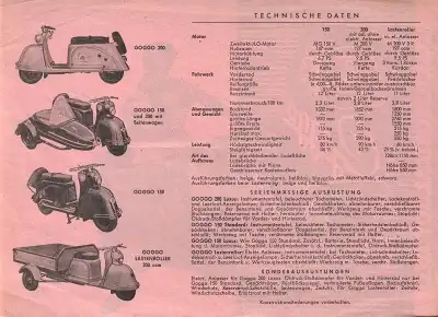 Goggo Programm 1950er Jahre