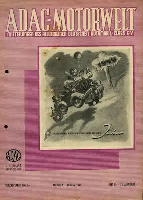 ADAC Motorwelt 1949 Heft 1