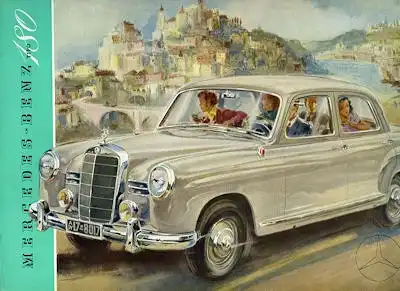Mercedes-Benz 180 Prospekt 1954 sp