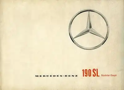 Mercedes-Benz 190 SL Prospekt 1962 f